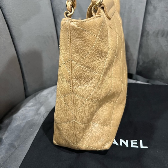 Rare Iridescent Caviar CHANEL Kelly Tote Shopper Bag - Picture 8 of 17